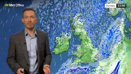 Met Office Sunday Morning Weather Forecast 21/09/2025