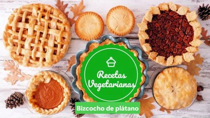 Bizcocho de plátano.