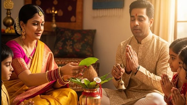 Shardiya Navratri Kalash Sthapana Vidhi 2025: शारदीय नवरात्रि कलश स्थापना मुहूर्त,सामग्री,विधि