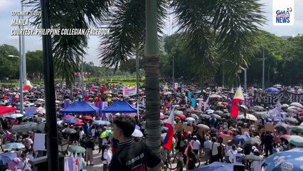 Thousands took to the streets to protest corruption under Bongbong Marcos’ administration in the Philippines.