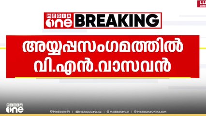 'ആർക്കും ഒരു പരാതിയുമില്ലാതെ അയ്യപ്പസം​ഗമം നടത്താൻ സാധിച്ചു...'