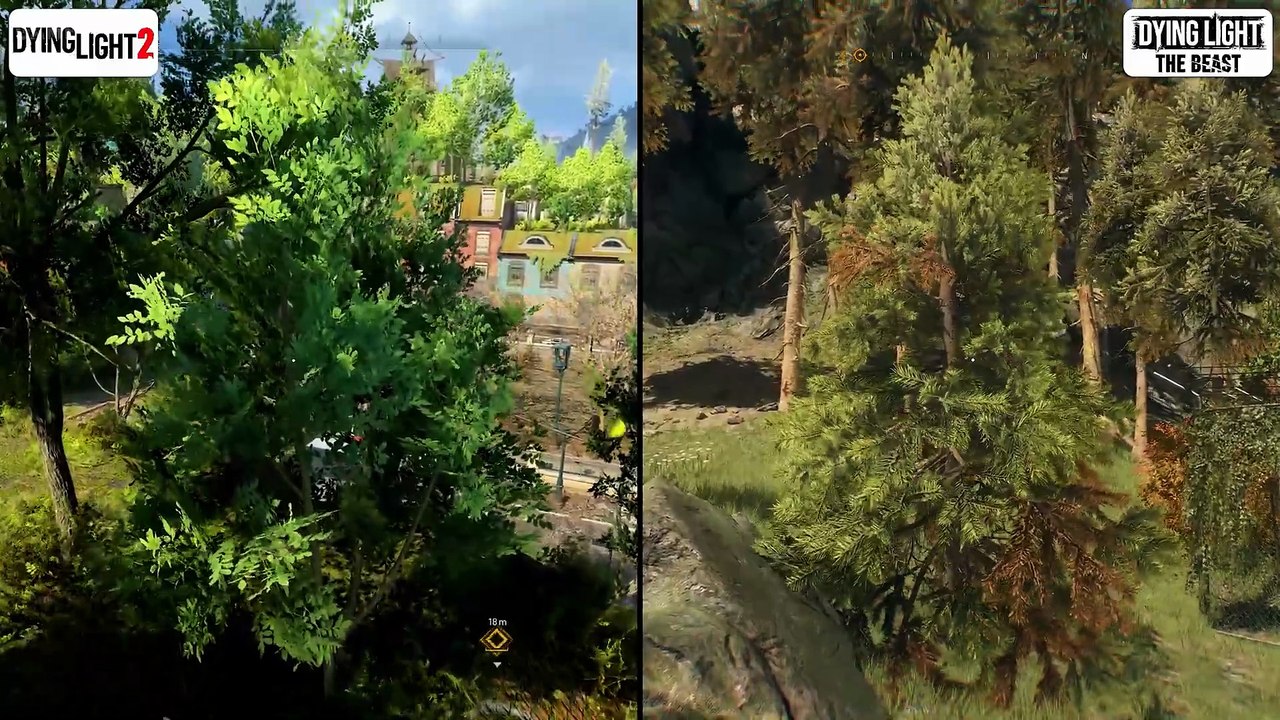 Dying Light_ The Beast vs Dying Light 2 - Direct Comparison! Attention to Detail _ Graphics! 4K