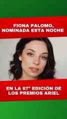 Fiona Palomo habla de sus proyectos en España y EE.UU. desde los Premios Ariel 2025