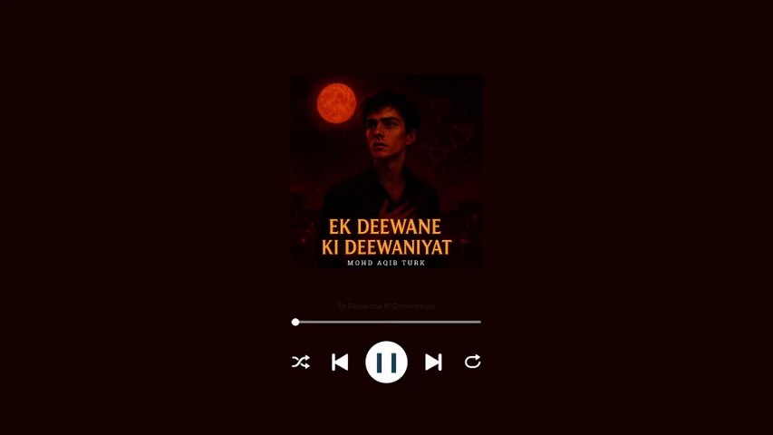 Ek Deewane Ki Deewaniyat | Heart Touching Hindi Sad Song 2025 | Emotional Love Song | Mohd Aqib Turk