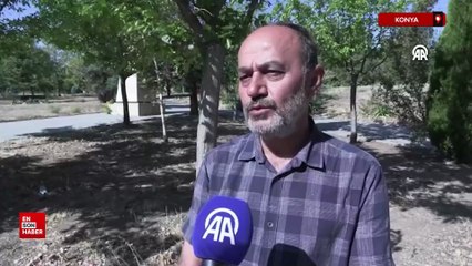 Konya'da  Tersakan ve Bolluk gölünden geriye tuz tabakası kaldı