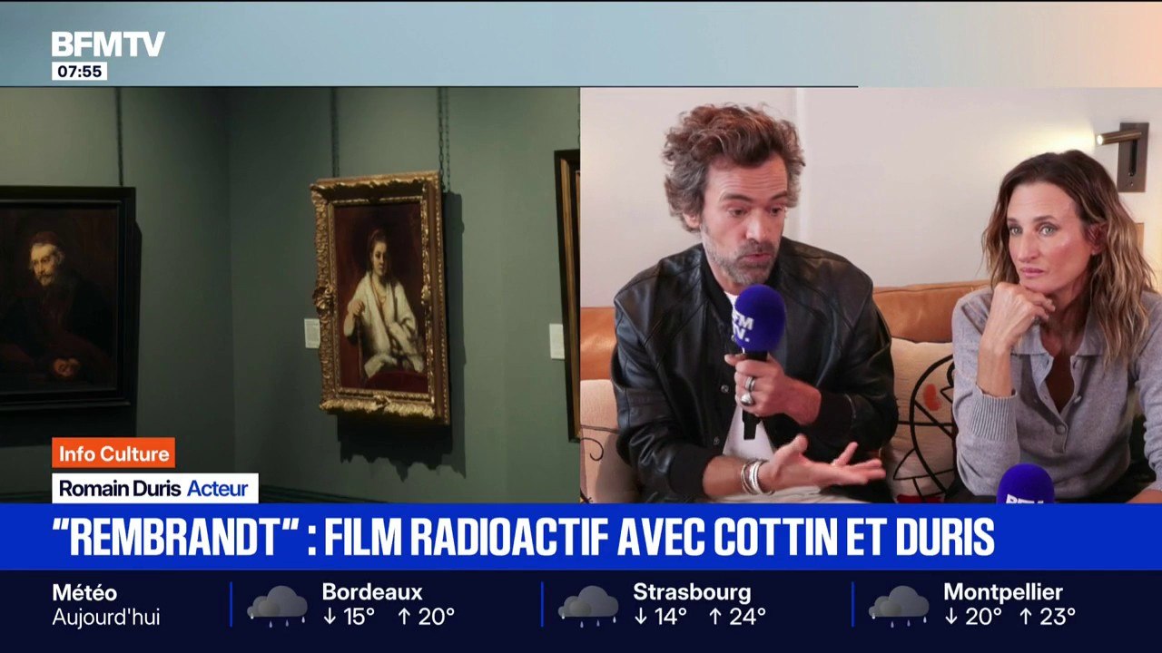 SIGNÉ BFM: Camille Cottin et Romain Duris dans "Rembrandt", un film qui explore des sujets politiques et scientifiques à travers l’art