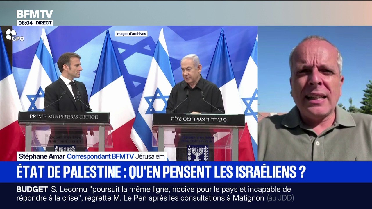 Reconnaissance par Emmanuel Macron de l'État de Palestine: qu'en pensent les Israéliens?