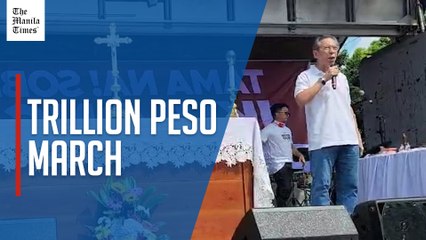 Lawmakers join march to EDSA shrine