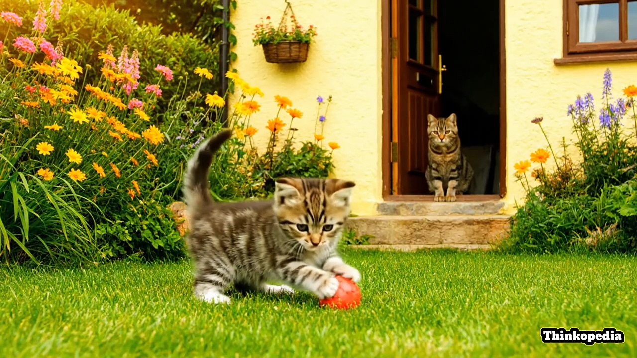 “Lost in the Forest | Heart Touching Cat Family Story (3D Cartoon Animation)”