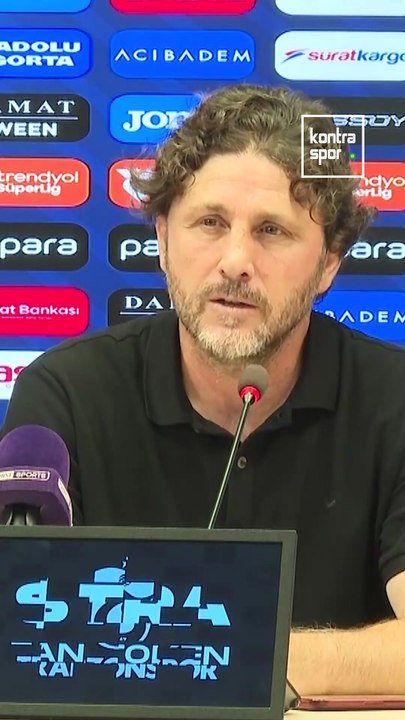 Trabzonspor Teknik Direktörü Fatih Tekke: Bu kadar iyi çalışılmış ama bu kadar kötü oynanmış bir 90 dakika ama her şeye rağmen galip gelebileceğimiz bir maçtı