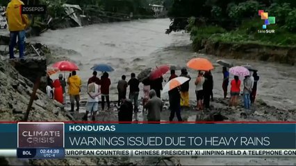 Honduras: Warnings issued due to heavy rains