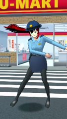 police danc perempuan sedang menari#sakuraschoolsimulator#shortvideo# #sss#viralvideo