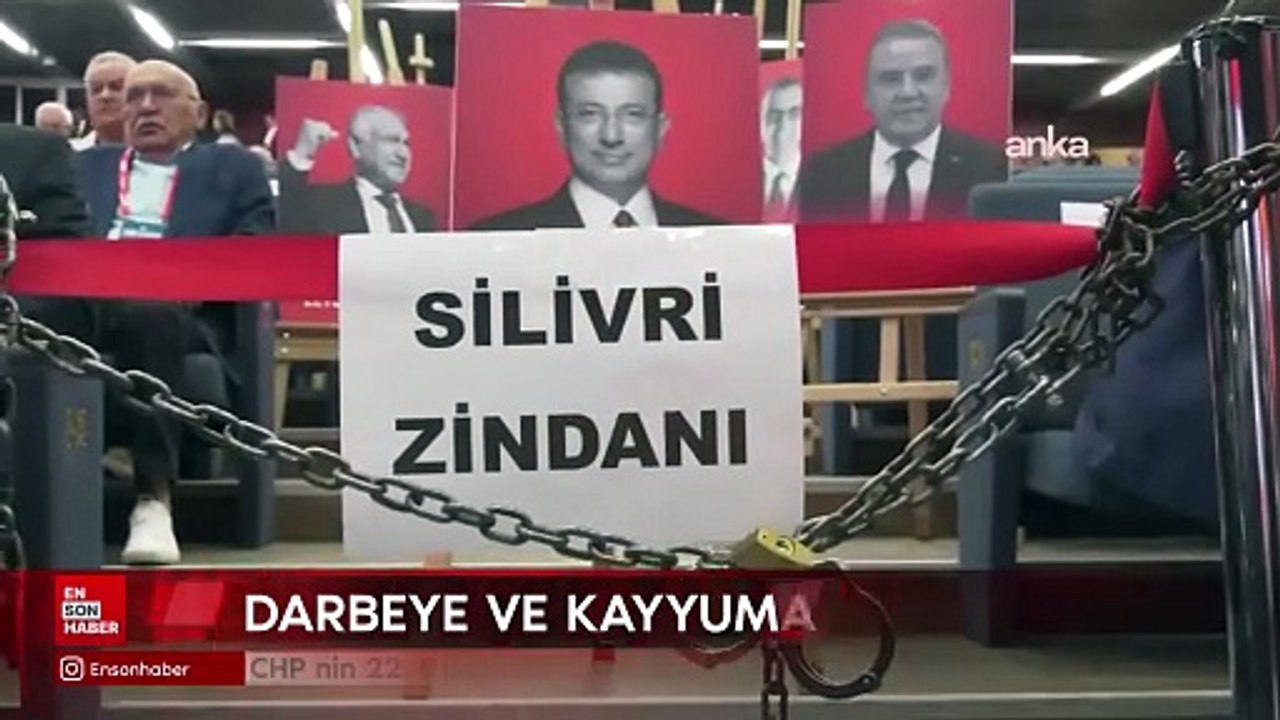 CHP nin 22. Olağanüstü Darbeye ve Kayyıma Hayır Kurultayı başladı