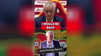 Mourinho expected to manage Portugal NOT Benfica!