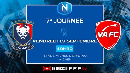 J7 I SM Caen - Valenciennes FC (0-0) I National FFF 2025-2026