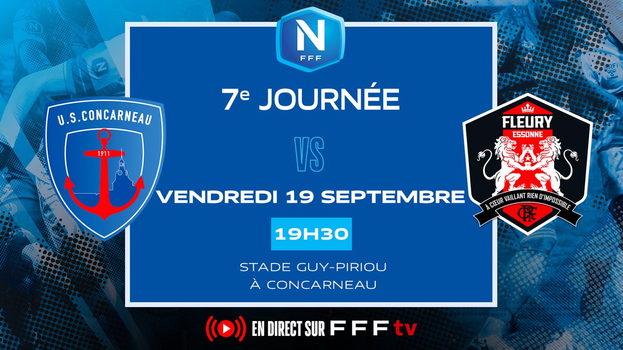 J7 I US Concarneau - FC Fleury 91 (0-1) I National FFF 2025-2026