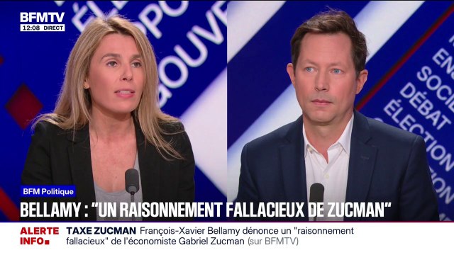 Taxe Zucman: il faut sortir de ce délire qui consiste à faire croire que les riches ne paient pas en France , déclare François-Xavier Bellamy, vice-président délégué des Républicains