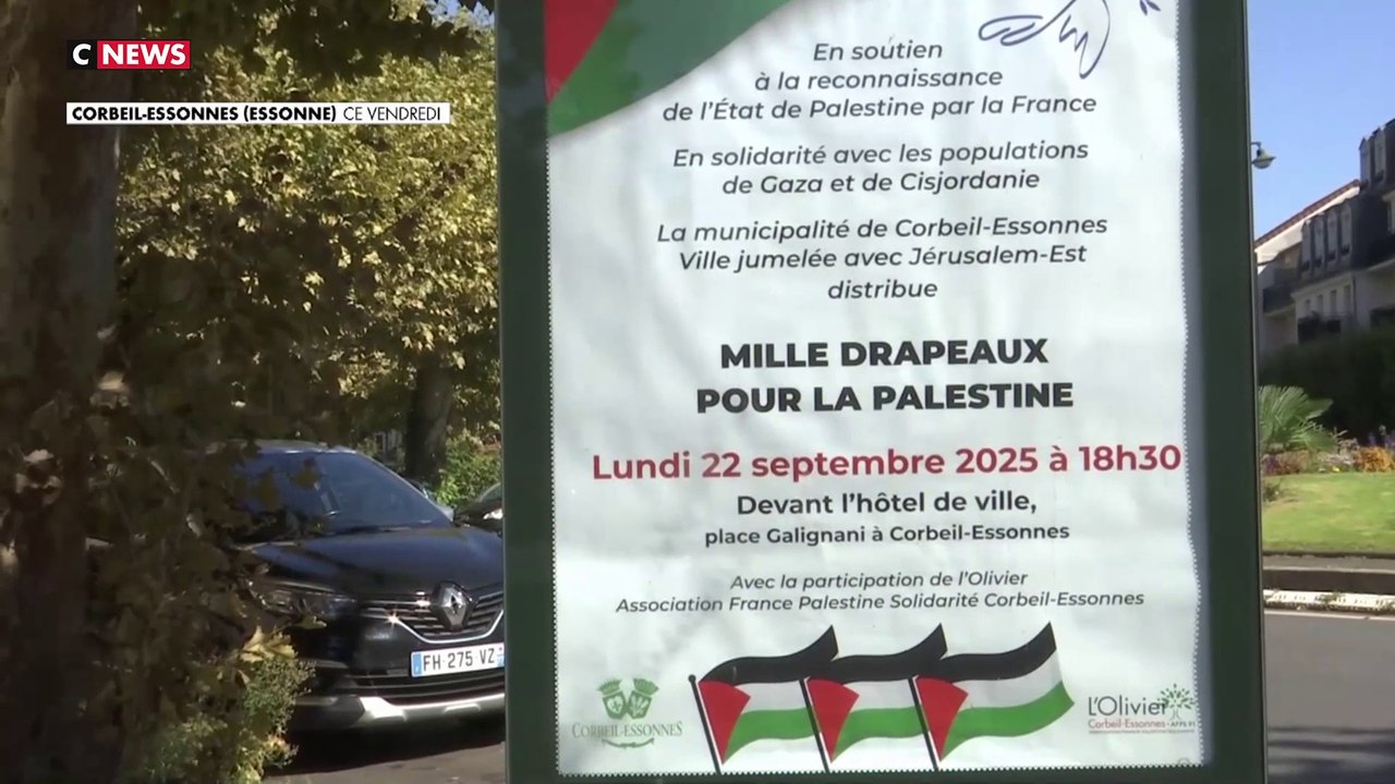 Corbeil-Essonnes : mille drapeaux palestiniens distribués à l'occasion de la reconnaissance de l'Etat de Palestine