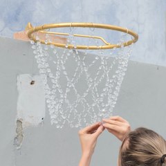 Le luxe avec un budget : Construire un filet de basket-ball Glam 💎🏀🏀