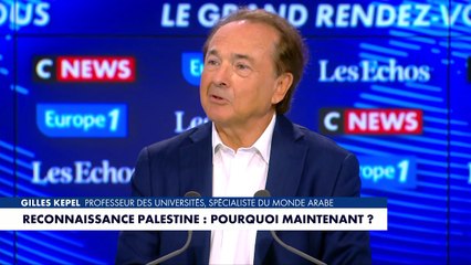 Reconnaissance de la Palestine : « L’objectif est de créer un mouvement qui va permettre de passer à la phase après Hamas », analyse Gilles Kepel