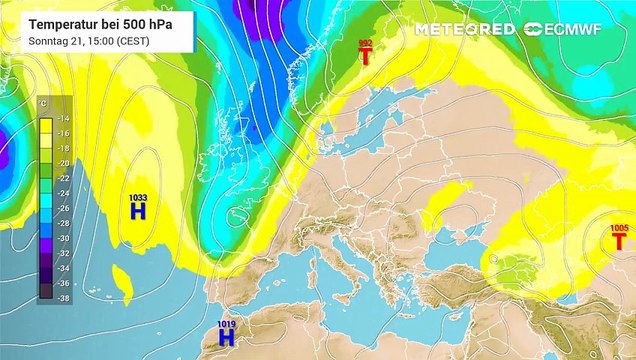 In dieser Woche sorgt ein stationäres Cut-Off-Tief über Deutschland und den Alpen, besonders in der Schweiz, für anhaltenden Regen, Gewitter und erste Schneeflocken in den Bergen.