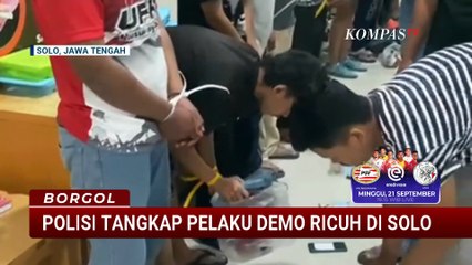 Polisi Tangkap 17 Pelaku Demo Ricuh di Solo, 5 Orang Masih Dibawah Umur  | BORGOL