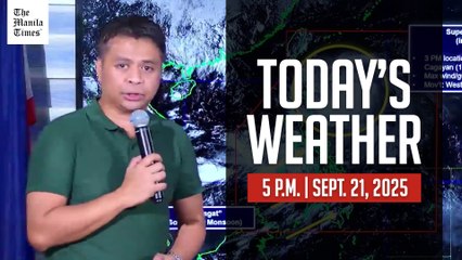 Today's Weather, 5 P.M. | Sept. 21, 2025