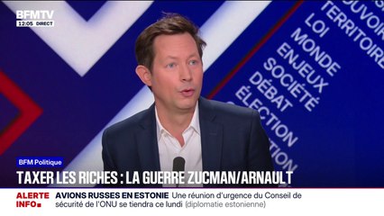 Taxe Zucman: "Le but est de détruire le principe même de l'économie libérale", affirme François-Xavier Bellamy, vice-président délégué des Républicains