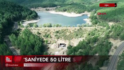 Bakan Yumaklı: Uşak'a can suyu olacak Baltalı Göleti'nden su aktarılmaya başlandı