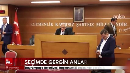 Bayrampaşa Belediyesi başkanvekili seçiminde gerginlik