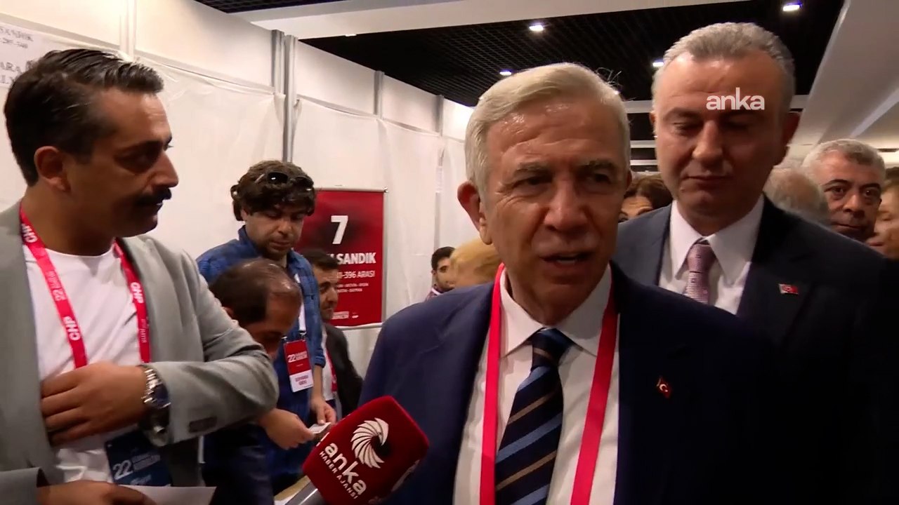 Mansur Yavaş CHP'nin Olağanüstü Kurultayı’nda oy kullandı: İnşallah birliğe vesile olur