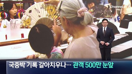 국중박 기록 갈아치우나…관객 ‘500만’ 눈앞
