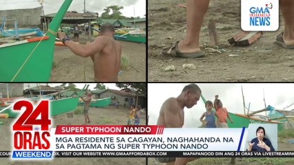 Mga residente sa Cagayan, naghahanda na sa pagtama ng Super Typhoon Nando | 24 Oras Weekend