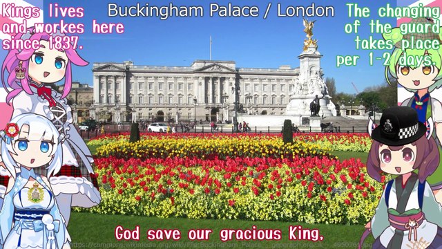 United Kingdom National Anthem God Save the King English Chorus (NEUTRINO) / English Subtitles