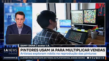 Samy Dana: Robôs reproduzem obras de arte e multiplicam vendas | IA NEWS