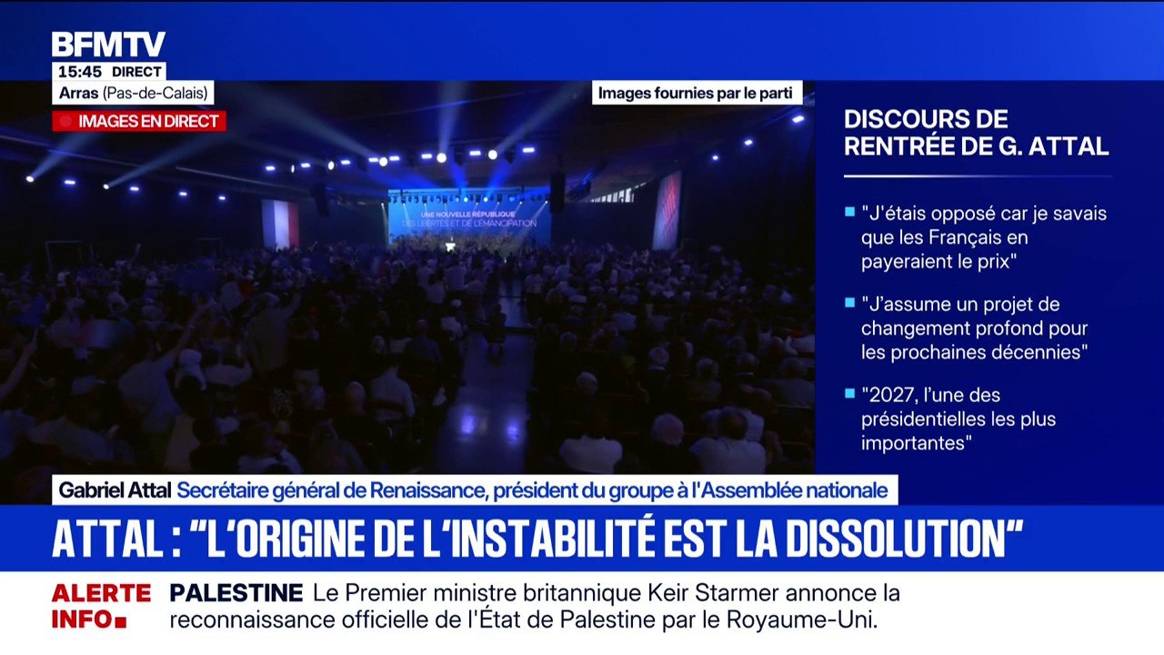 "Face aux réactionnaires et aux conservateurs", Gabriel Attal propose d'inscrire un "principe de non-régression sociétale" dans la Constitution