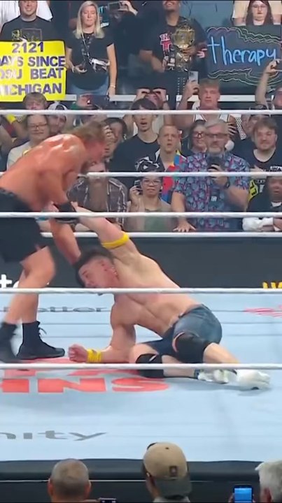 John cena se fait humilier par brock lesnar #wwe #wrestlepalooza #johncena #brocklesnar