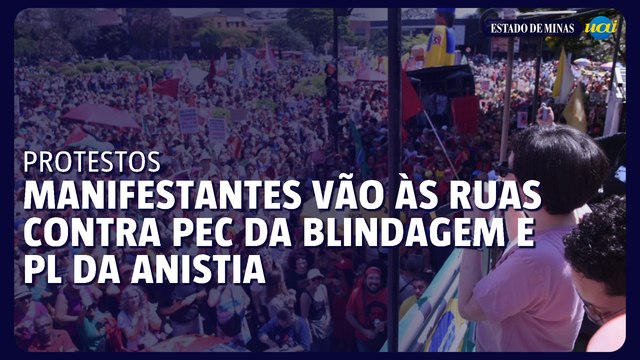 PEC da Blindagem e PL da Anistia leva manifestantes às ruas de BH