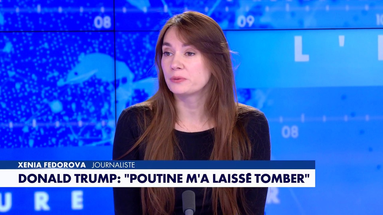 Xenia Fedorova : «Vladimir Poutine n'a aucun intérêt à abandonner Donald Trump»