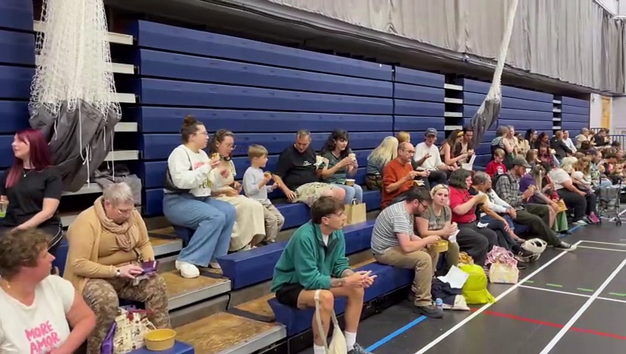 Plant-based foods celebrated at Portsmouth Vegan Festival with delicious treats on offer from donuts to samosas - video by Chris Moorhouse