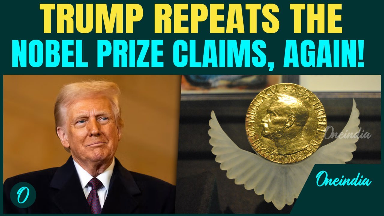 Trump PLEADS for the Nobel Peace Prize AGAIN! Repeats false claims about resolving Indo-Pak conflict
