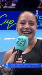 Elisabetta Cocciaretto speaking Chinese in interview