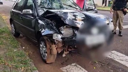 Gol bate contra árvore e mulher fica ferida no Parque São Paulo