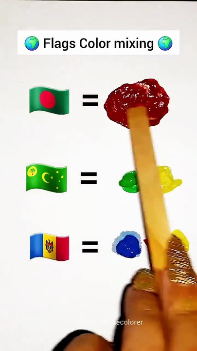 Flags Color Mixing