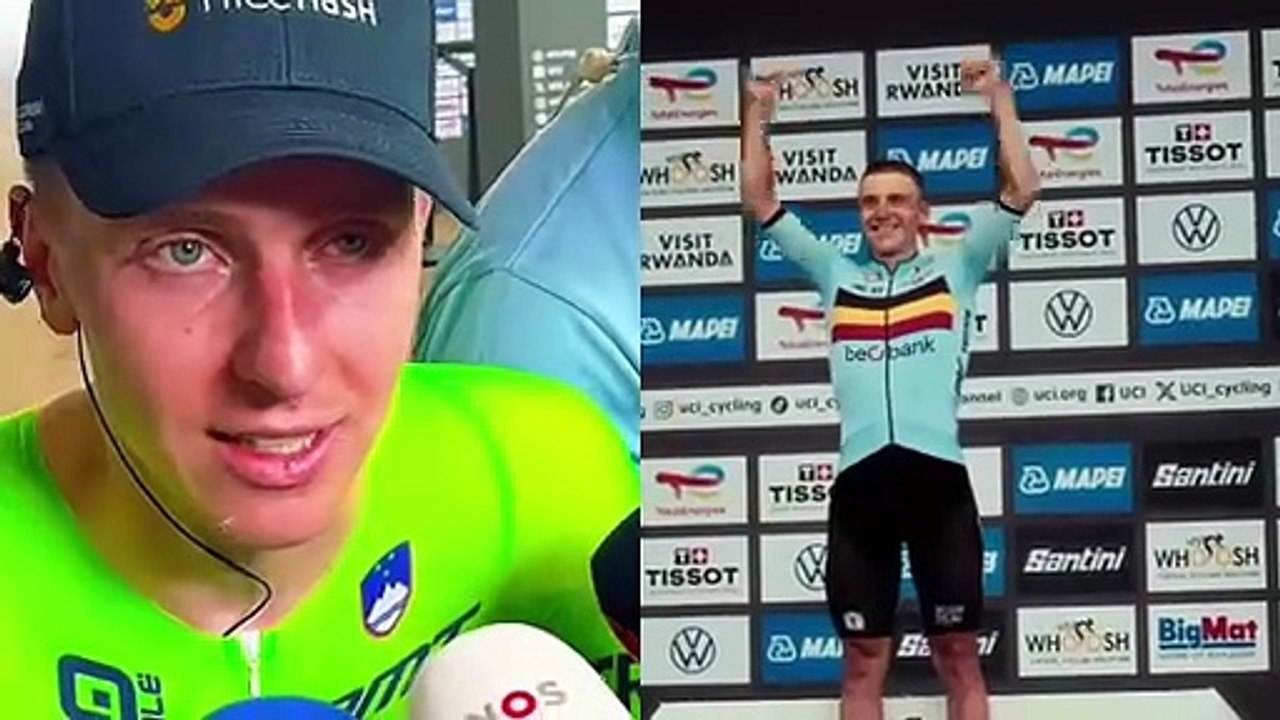 Cyclisme - Championnats du Monde UCI Kigali 2025 - Tadej Pogacar : "Remco Evenepoel m'a rattrapé... chapeau"