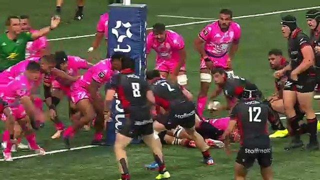 TOP 14 - Essai de Monty IOANE (LOU) - LOU Rugby - Stade Français Paris