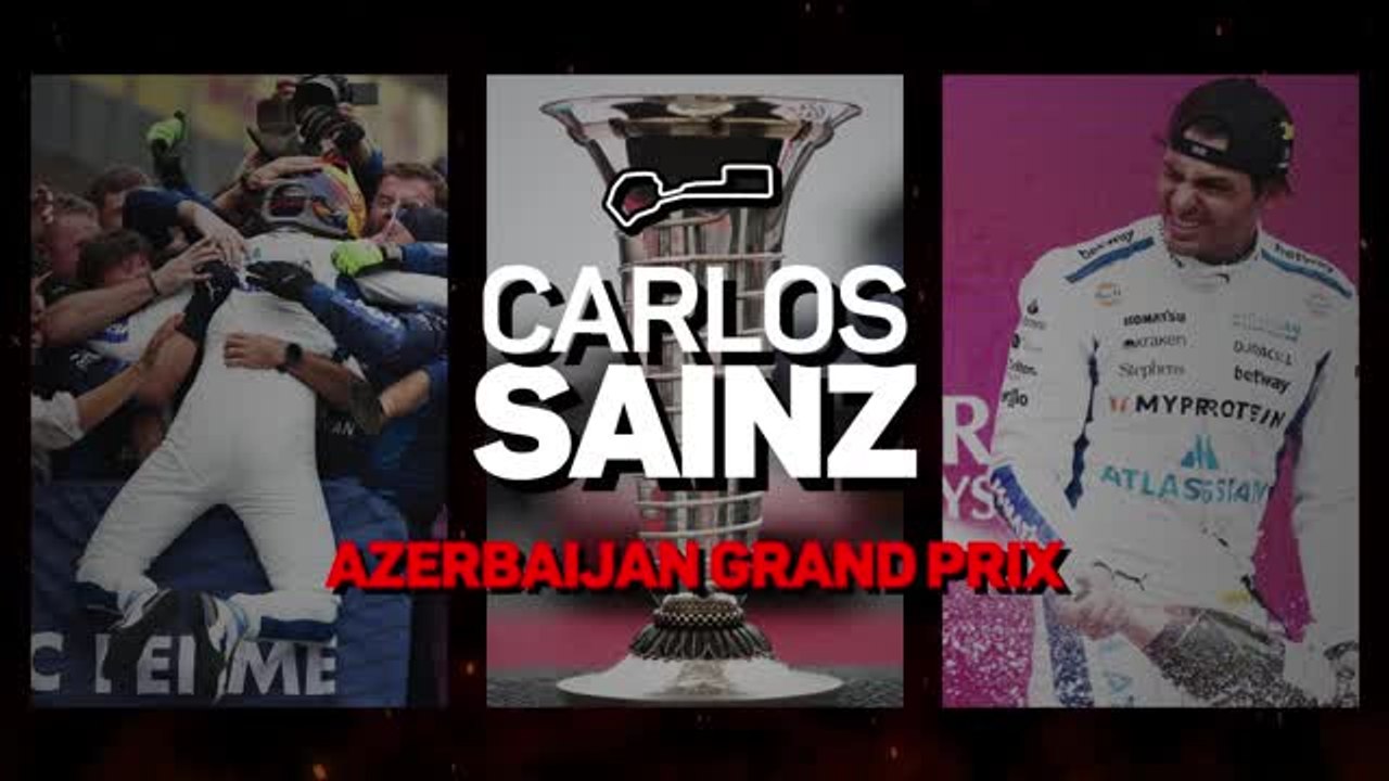 Azerbaijan GP F1 Star Driver - Carlos Sainz