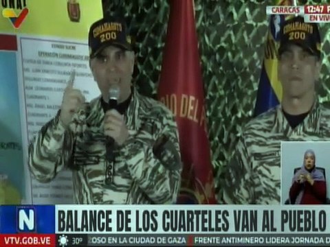 Vpdte. Sec. Padrino López: Estamos listos y prestos para seguir con todas nuestras acciones