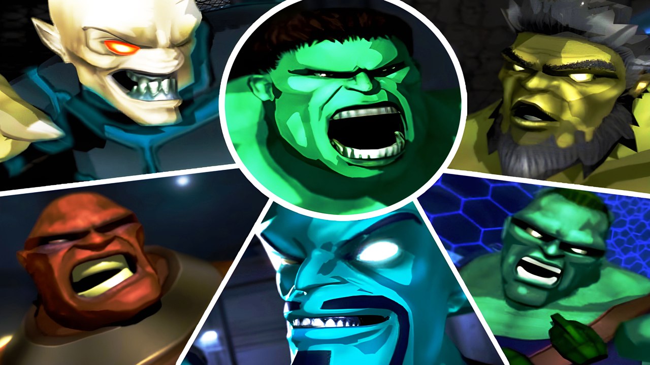 Hulk All Bosses (PS2, Gamecube, Xbox)