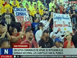 Apureños participaron en la jornada "Los Cuarteles van al Pueblo" para fortalecer sus capacidades